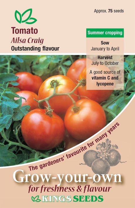 Tomato  Ailsa Craig - Mill Race Garden Centre