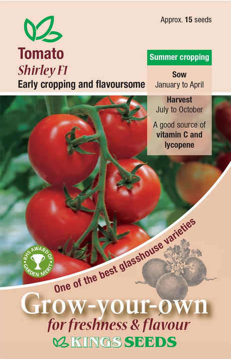 Tomato Shirley F1 Hybrid - Mill Race Garden Centre