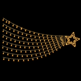 320 Warm White LED Indoor & Outdoor Shooting Star Waterfall Christmas Lights