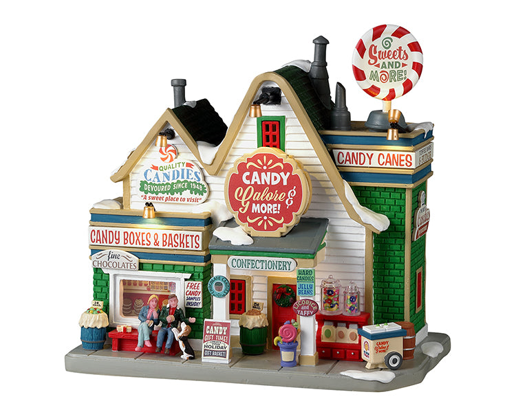 Candy Galore & More Lemax Christmas Village Lighted Building