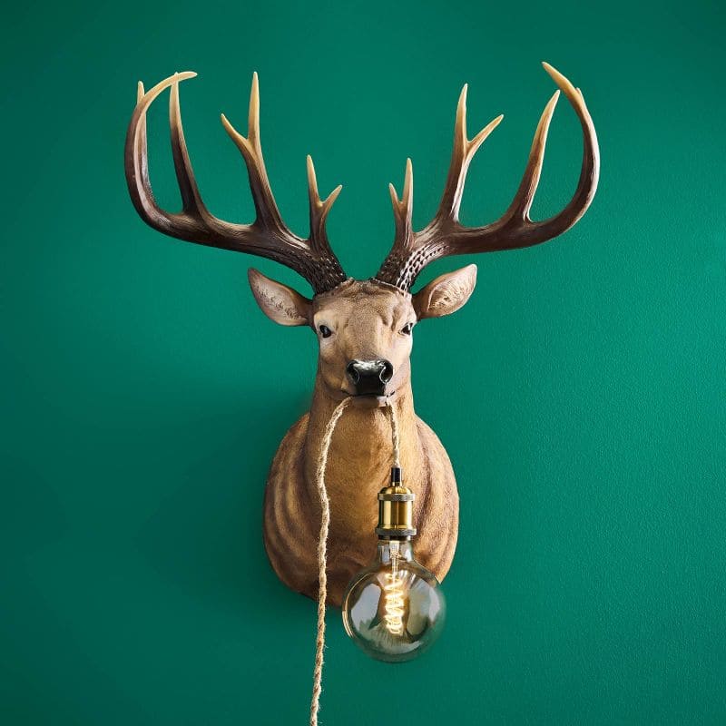 WERNS® Harry Deer Brown Wall Lamp