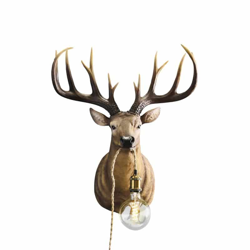 WERNS® Harry Deer Brown Wall Lamp