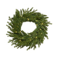 50cm Green Prelit Battery Operated Allison Wreath by Kaemingk - Mill Race Garden Centre