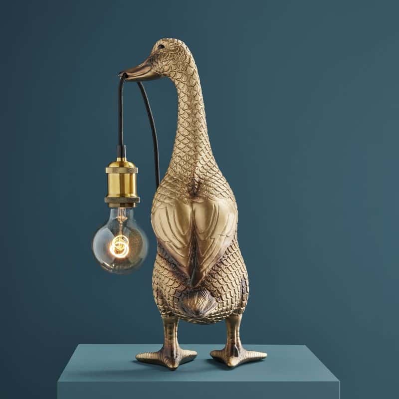 WERNS® Son Of A Duck Gold Table Lamp