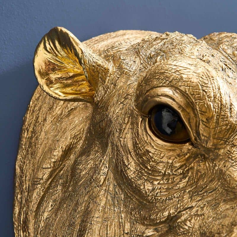 WERNS® Patty The Hippo Gold Wall Lamp