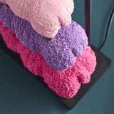Pink WERNS® colorful sheep table lamp by Werner Vob, a luxury designer statement lighting piece for indoor home decor.