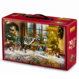 Apres-Ski Lodge Set, Incl. Adaptor 74254, 550 Ma (White) Lemax Christmas Village House Set - Mill Race Garden Centre