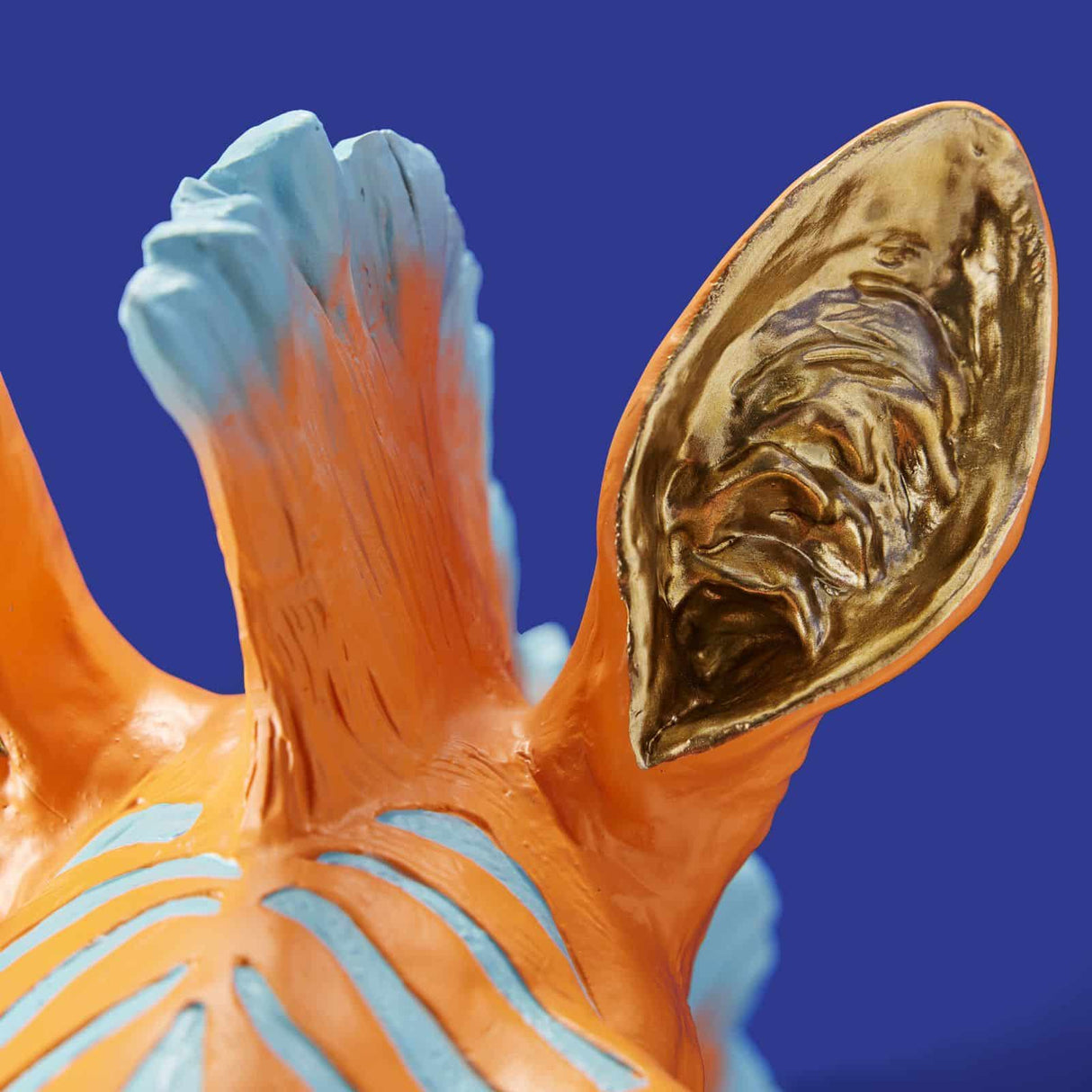 Werner Vob WERNS® Zebra Zora blue and orange wall lamp featuring a stylish zebra design for modern indoor lighting.