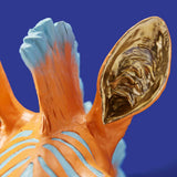 Werner Vob WERNS® Zebra Zora blue and orange wall lamp featuring a stylish zebra design for modern indoor lighting.