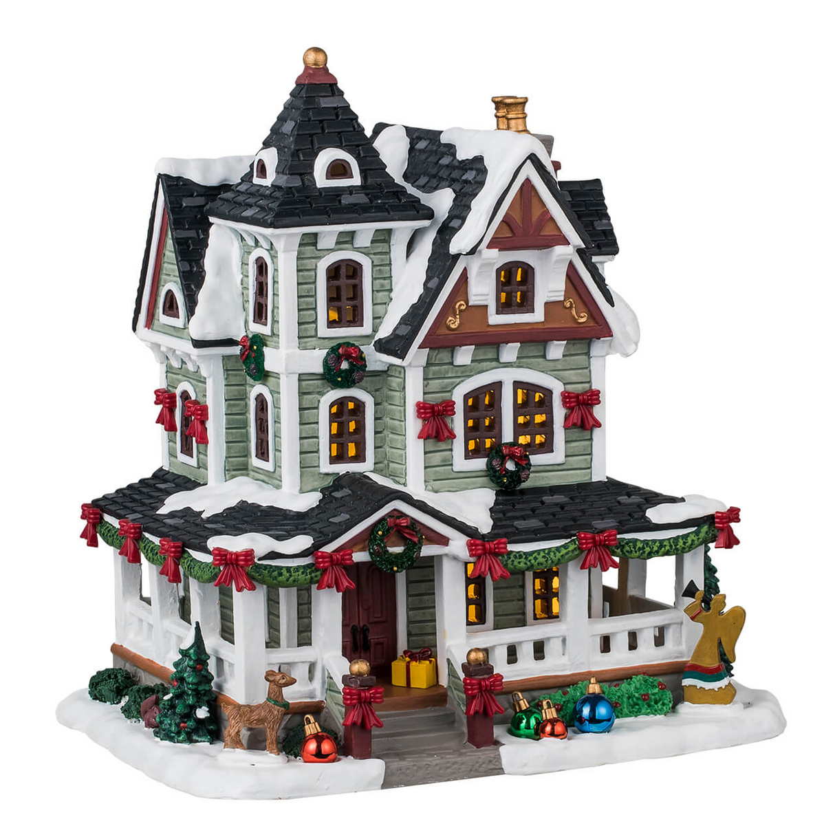 Whitbey Residence Lemax Christmas Village Lighted Building