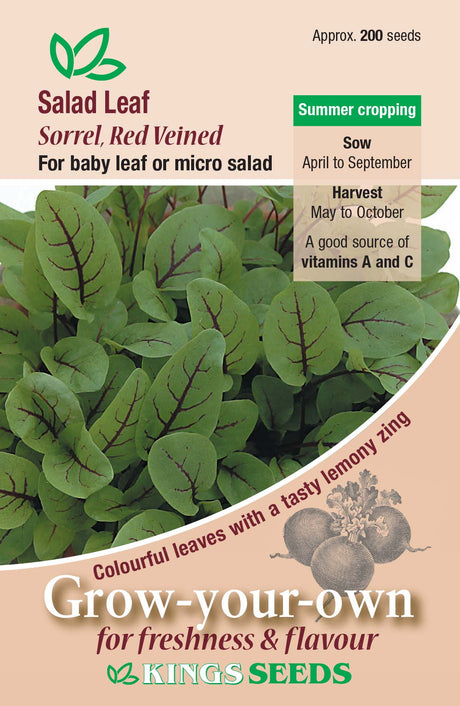 Sorrel Red Veined - Mill Race Garden Centre