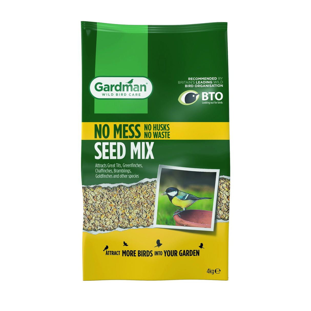 Gardman No Mess Seed Mix 4kg