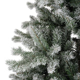 2.1m Alba Fir Snowy Artificial Christmas Tree