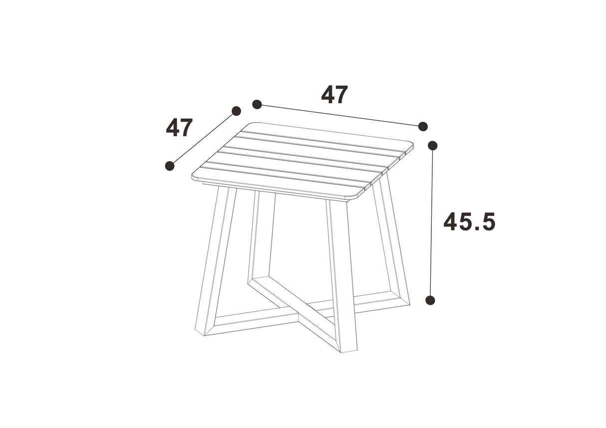 Hartman Alora companion set with footstools, featuring sage aluminum rope garden furniture and a side table for outdoor seating.