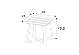 Hartman Alora companion set with footstools, featuring sage aluminum rope garden furniture and a side table for outdoor seating.