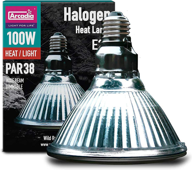 Arcadia Halogen Basking Spotlight E27 100W - Mill Race Garden Centre