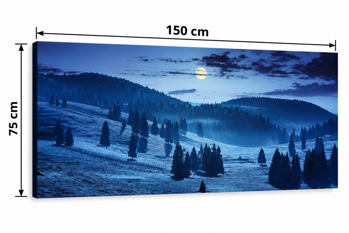 My Village Spooky Forest Cloth Background (150 × 75 cm) – Reusable Textile Backdrop | MYP35