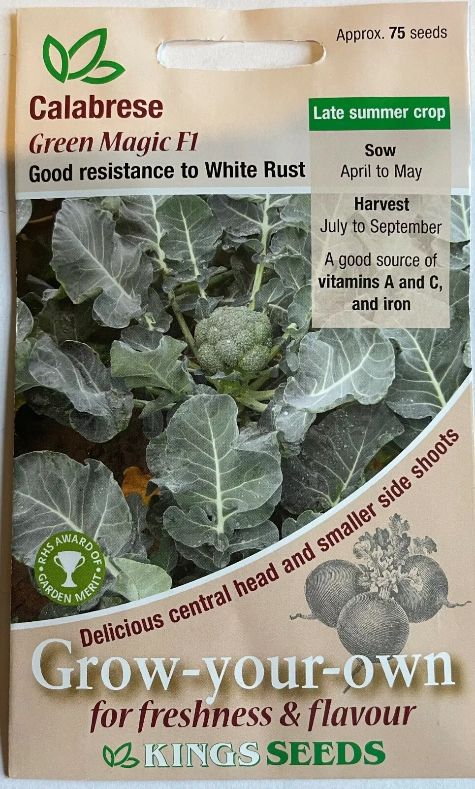 Calabrese Green Magic F1 - Mill Race Garden Centre