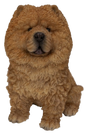 Real Life Chow Chow dog ornament by Vivid Arts, a detailed resin figurine showcasing the breed's fluffy coat and expressive face.