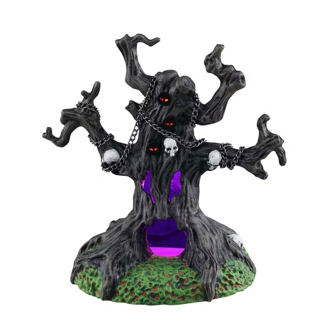 Chained Spooky Tree B/O (4.5V) Lemax Spooky Town Table Accent - Mill Race Garden Centre