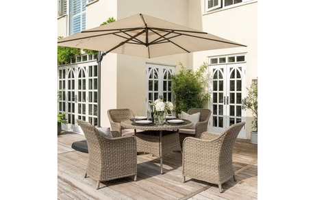 Charlbury Signature 4 Seat Dining Set - Mill Race Garden Centre