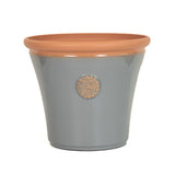 Creekwood 35cm Chatsworth Planter – Grey Garden Plant Pot Indoor Outdoor