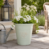 Creekwood 30cm Blenheim Planter – Mint Green Garden Plant Pot Indoor Outdoor