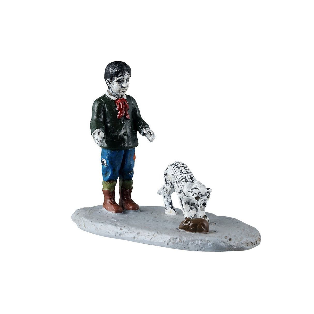 Creepy Cat Lemax Spooky Town figurine featuring a spooky, detailed cat figure from Lemax Spooky Town collection.