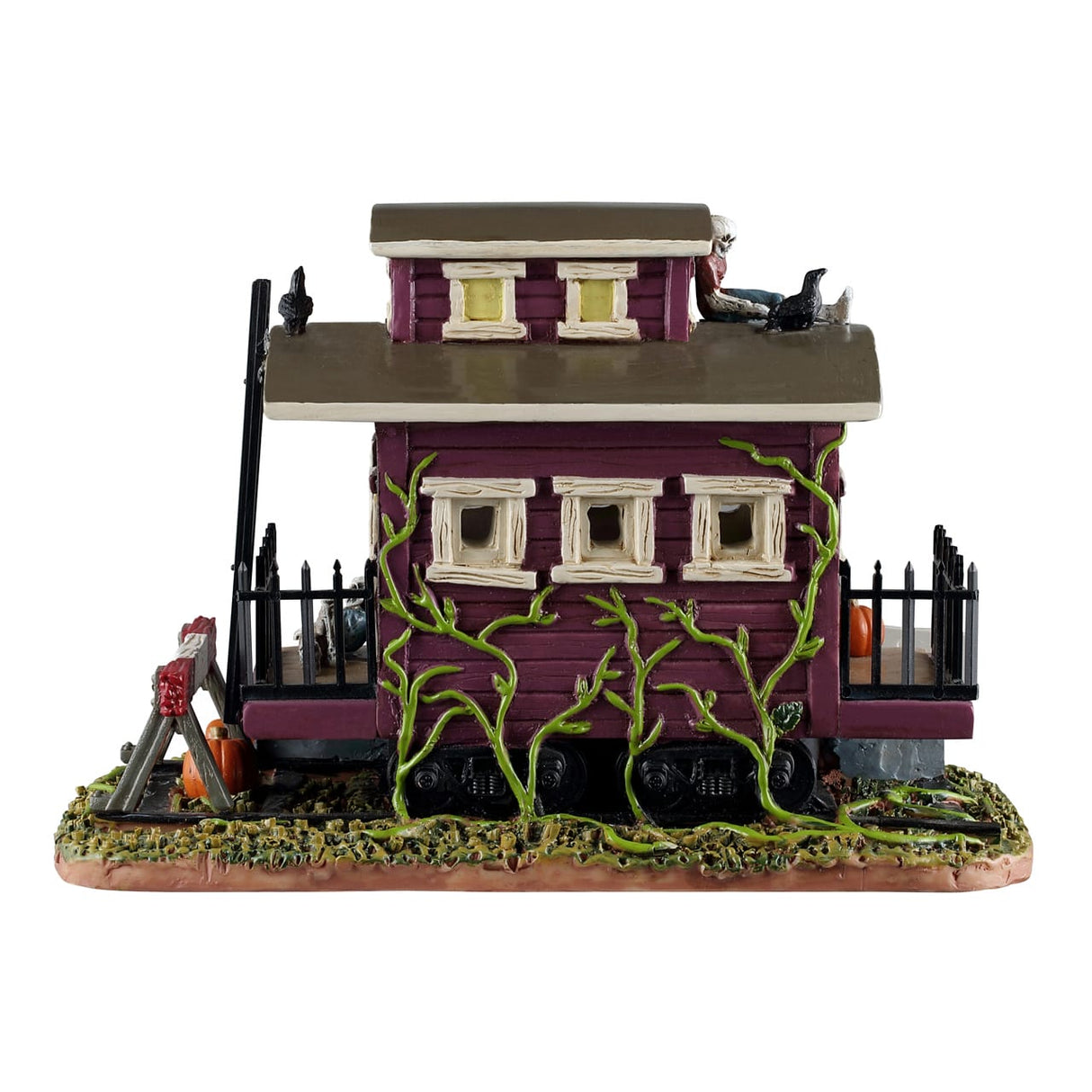 Creepy Ca-Boo-Se Lemax Spooky Town table accent featuring a spooky, haunted-themed decoration with eerie details.