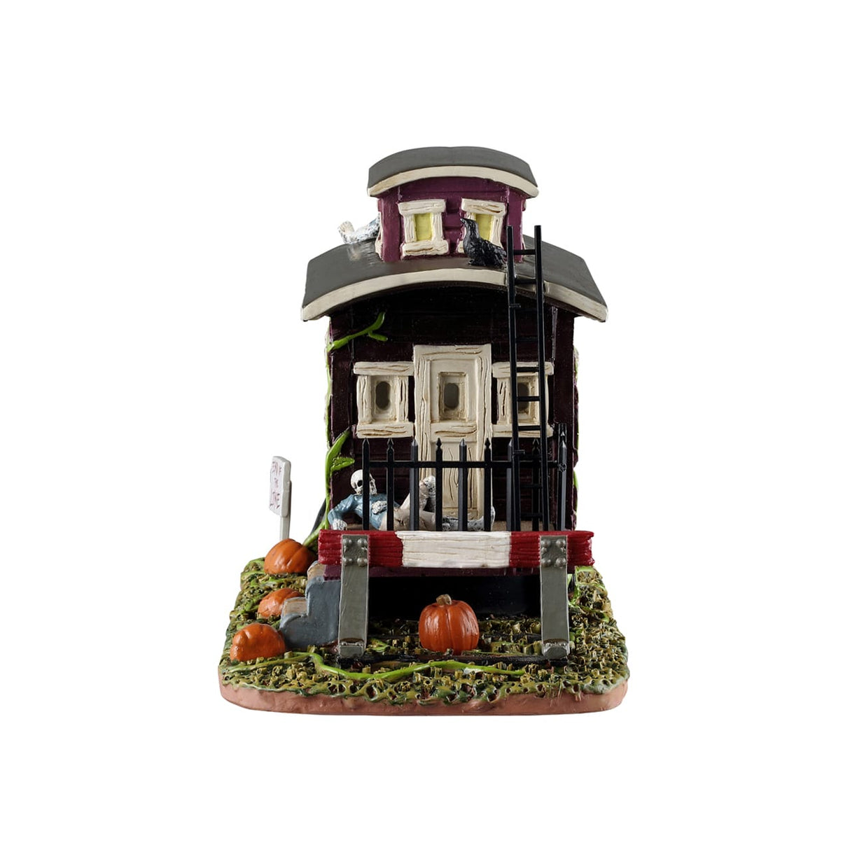 Lemax Spooky Town Creepy Ca-Boo-Se table accent featuring spooky Halloween-themed decorations and figures.