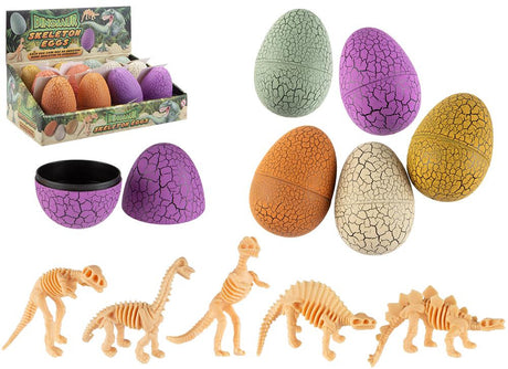 Dinosaur Skeleton In Egg Case Assorted - Mill Race Garden Centre