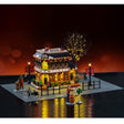 Lemax Dani's Pub Set from Christmas Village collection, detailed miniature pub building with festive holiday decorations.