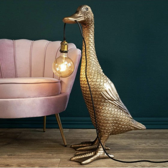 WERNS® Ducky Gold Floor Lamp