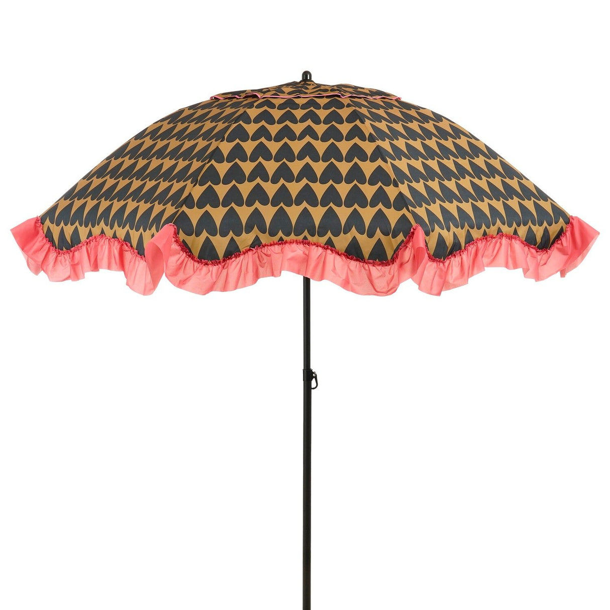 Edelman Mitchell Parasol with Fringe – Black