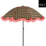 Edelman Mitchell Parasol with Fringe – Black