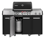 Enders UNIQ PRO 3 IK Turbo Gas BBQ with stainless steel finish and multiple burners for outdoor cooking and grilling.