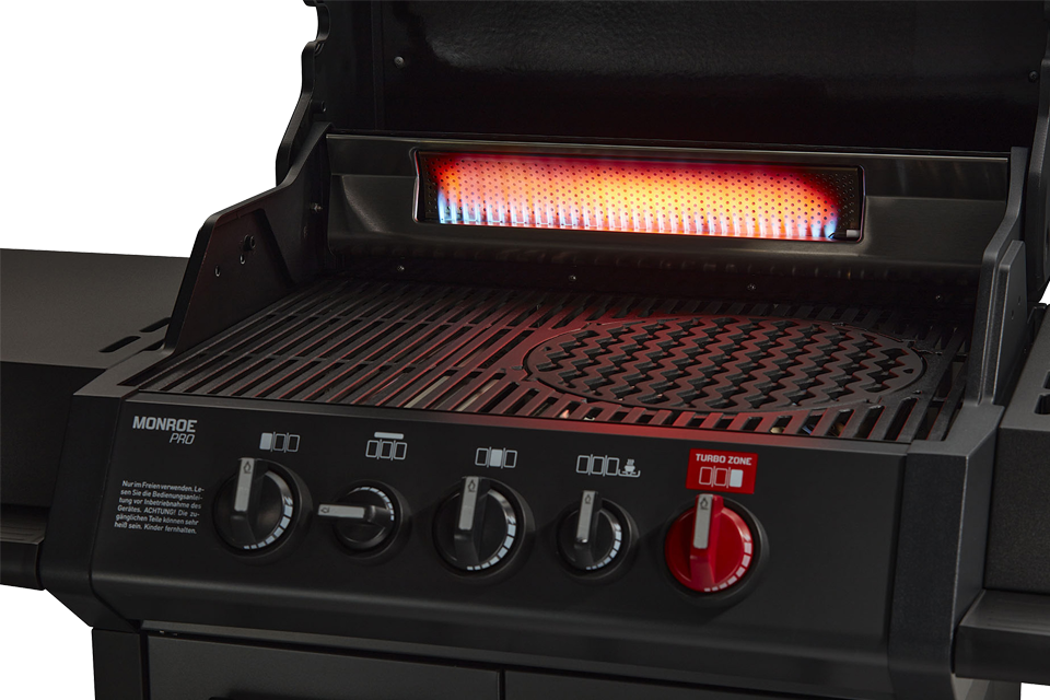Enders Monroe Pro 3 SIK Turbo Shadow Bundle Gas BBQ Package