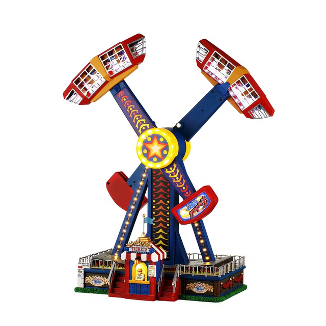 Fireball Frenzy Incl. Adaptor 550 Ma (White) Lemax Christmas Village Sights & Sounds - Mill Race Garden Centre