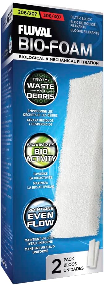 Fluval 204/5/6/7 and 304/5/6/7 Filter Bio- Foam Block - Mill Race Garden Centre