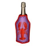 Gift Company Froid Cooling Sleeve with lobster design, fits wine bottles to keep beverages cool and add a fun touch.