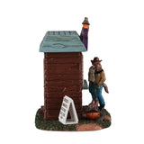 Lemax Spooky Town Full Moon Bar table accent with spooky moon and bar scene, perfect for Halloween village displays