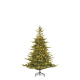 Edelman Black Box Grimshaw Prelit Artificial Christmas Tree with Warm White LEDs, Timer and Dimmer
