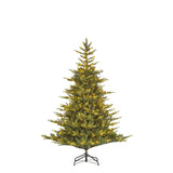 Edelman Black Box Grimshaw Prelit Artificial Christmas Tree with Warm White LEDs, Timer and Dimmer