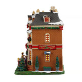Lemax Garden Club Christmas Party illuminated building from the Lemax Christmas Village collection, featuring festive holiday decor.