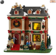 Lemax Garden Club Christmas Party illuminated building from the Lemax Christmas Village collection, featuring festive holiday details.
