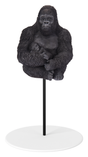 Mother and Baby Gorilla Plant Pal Resin Ornament By Vivid Arts - Mill Race Garden Centre