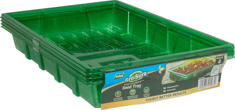 Gro-Sure Visiroot Seed Tray 4pk - Mill Race Garden Centre