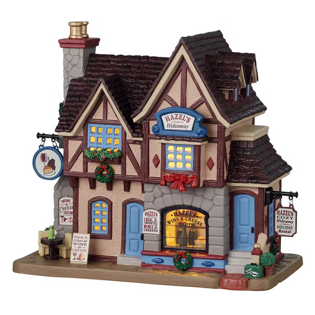 Hazel's Hideaway Incl. Adaptor 100 Ma (White) Lemax Christmas Village Illuminated Building - Mill Race Garden Centre