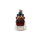 Lemax Holiday Sleigh Ride table accent featuring a festive sleigh and reindeer scene for holiday decorations.