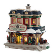 Holly Jolly Junction Incl. Adaptor 100 Ma (White) Lemax Christmas Village Illuminated Building - Mill Race Garden Centre